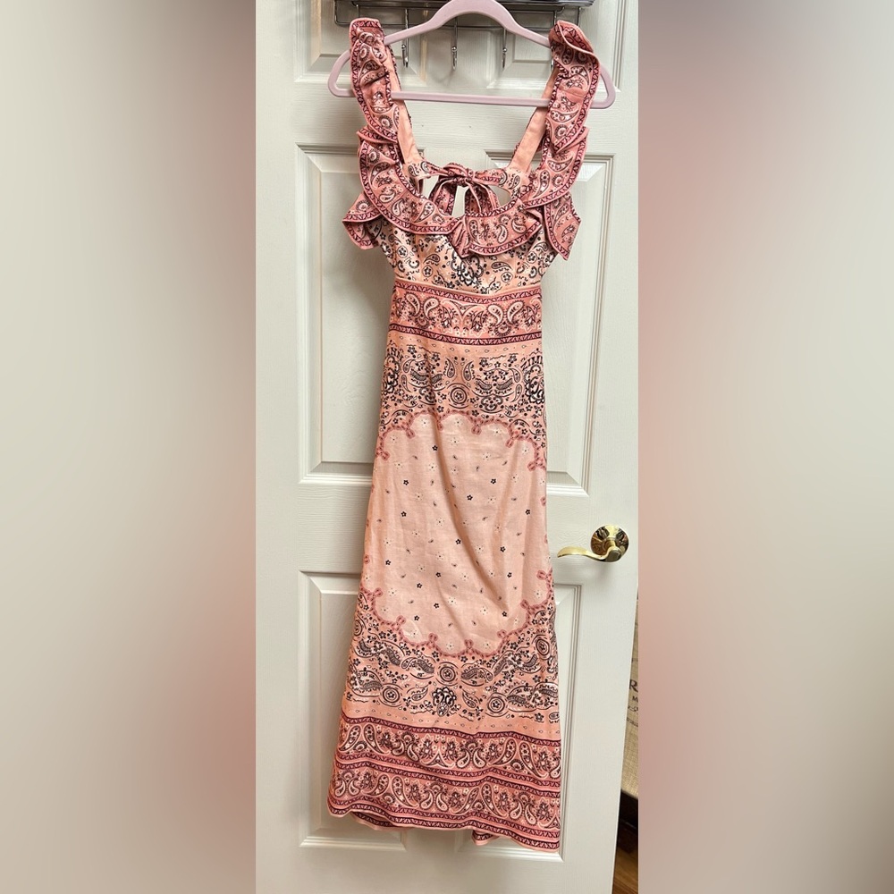 NWT Zimmerman matchmaker frilled midi size AU 2 US 8